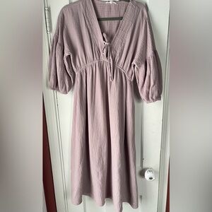 Shop Dahl Mauve Midi Dress